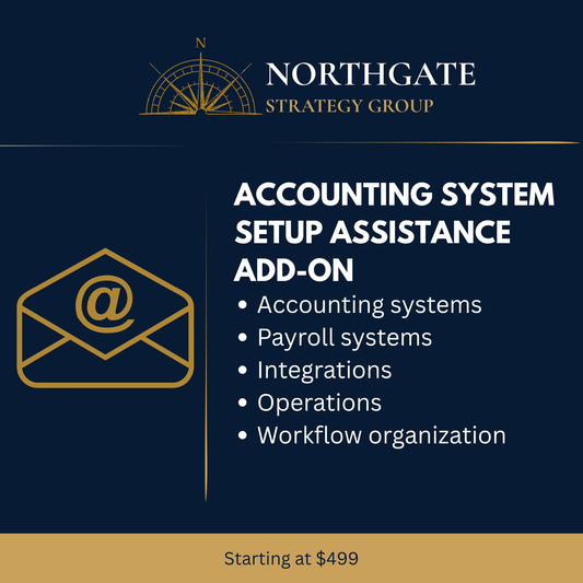 Accounting System Setup Assistance Add-On