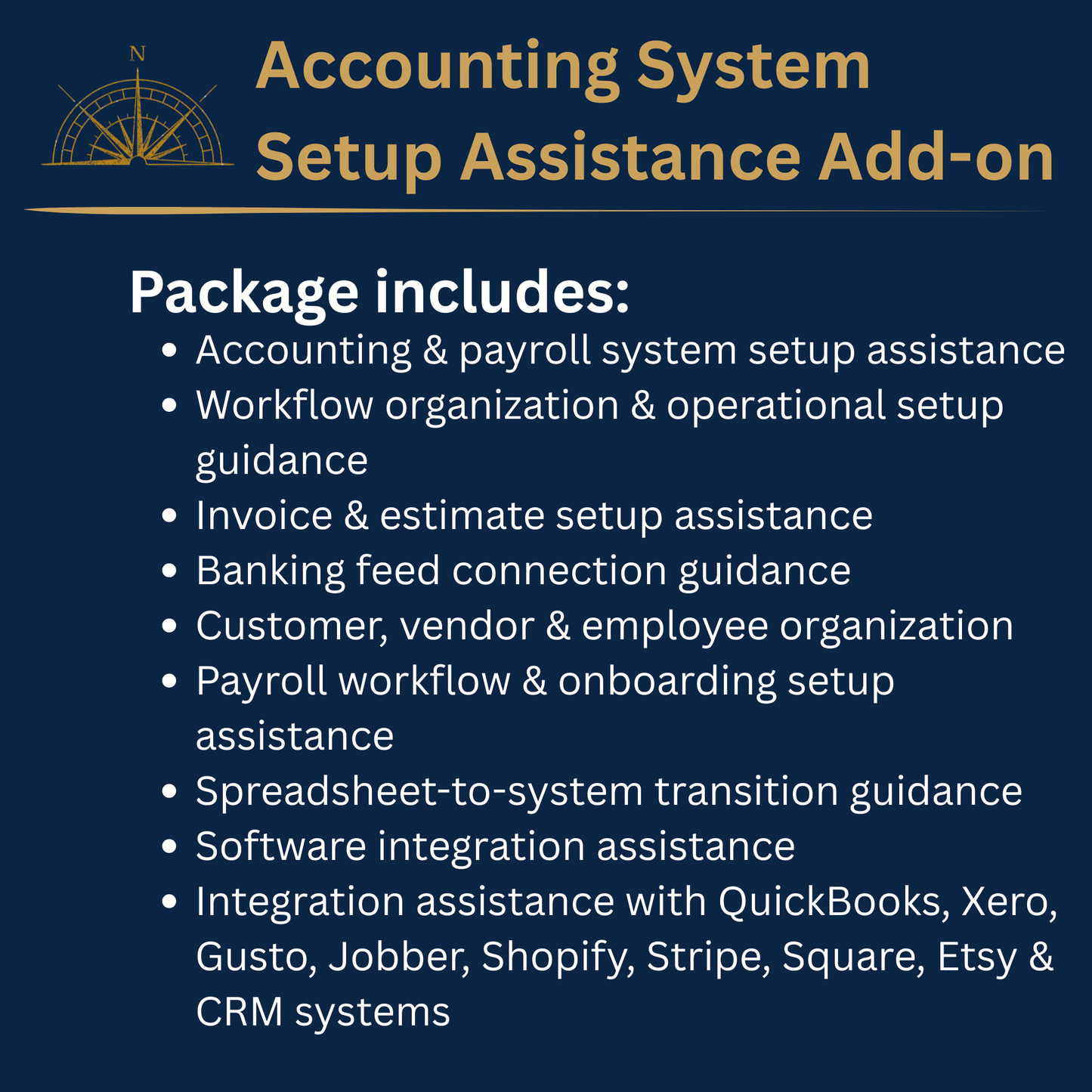 Business Systems Setup Assistance