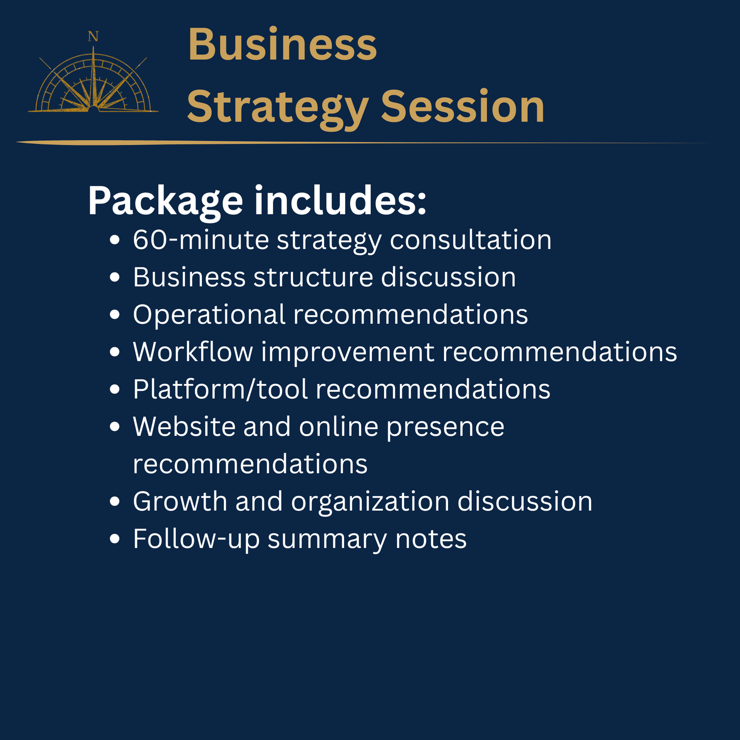 Business Strategy Session