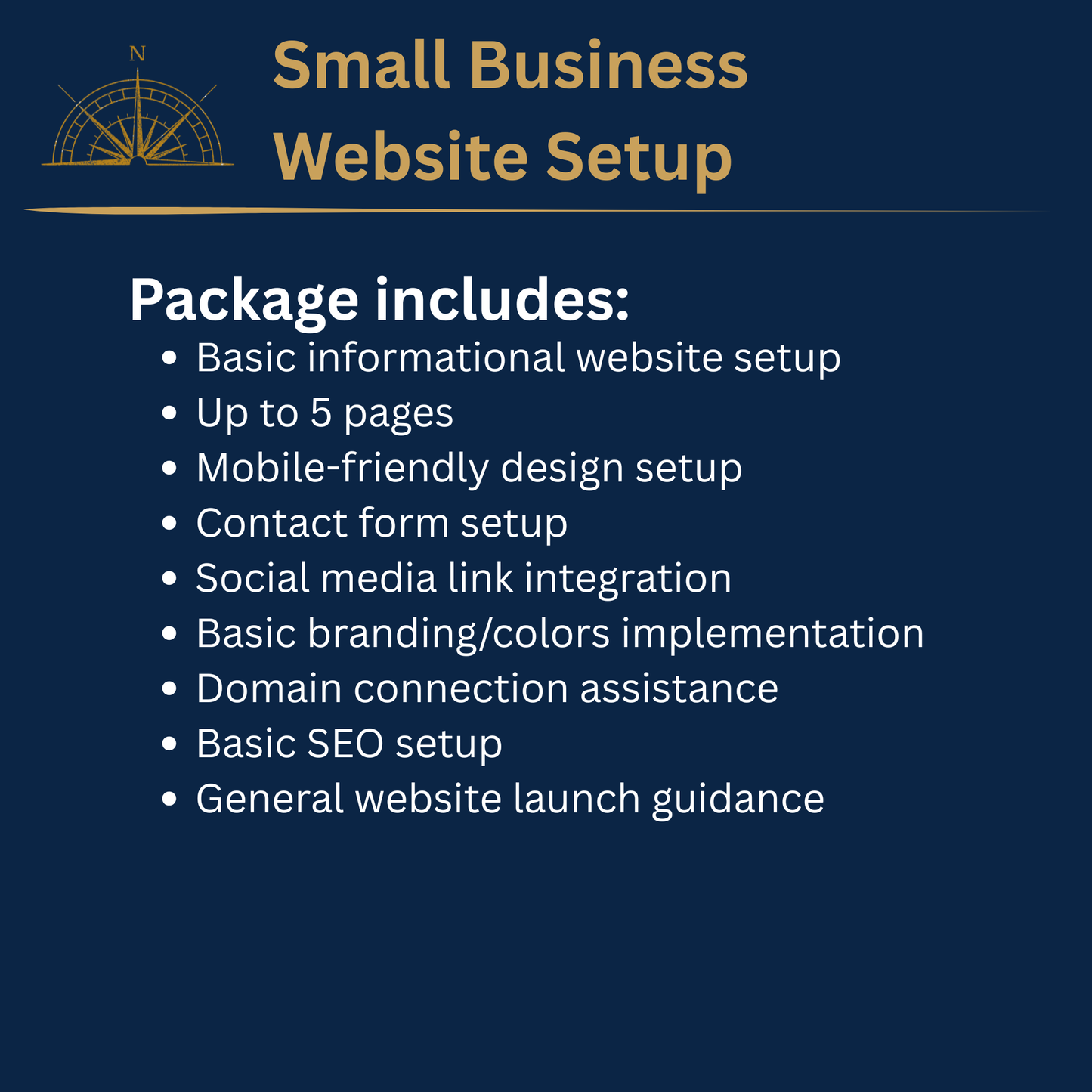 Small Business Website Setup